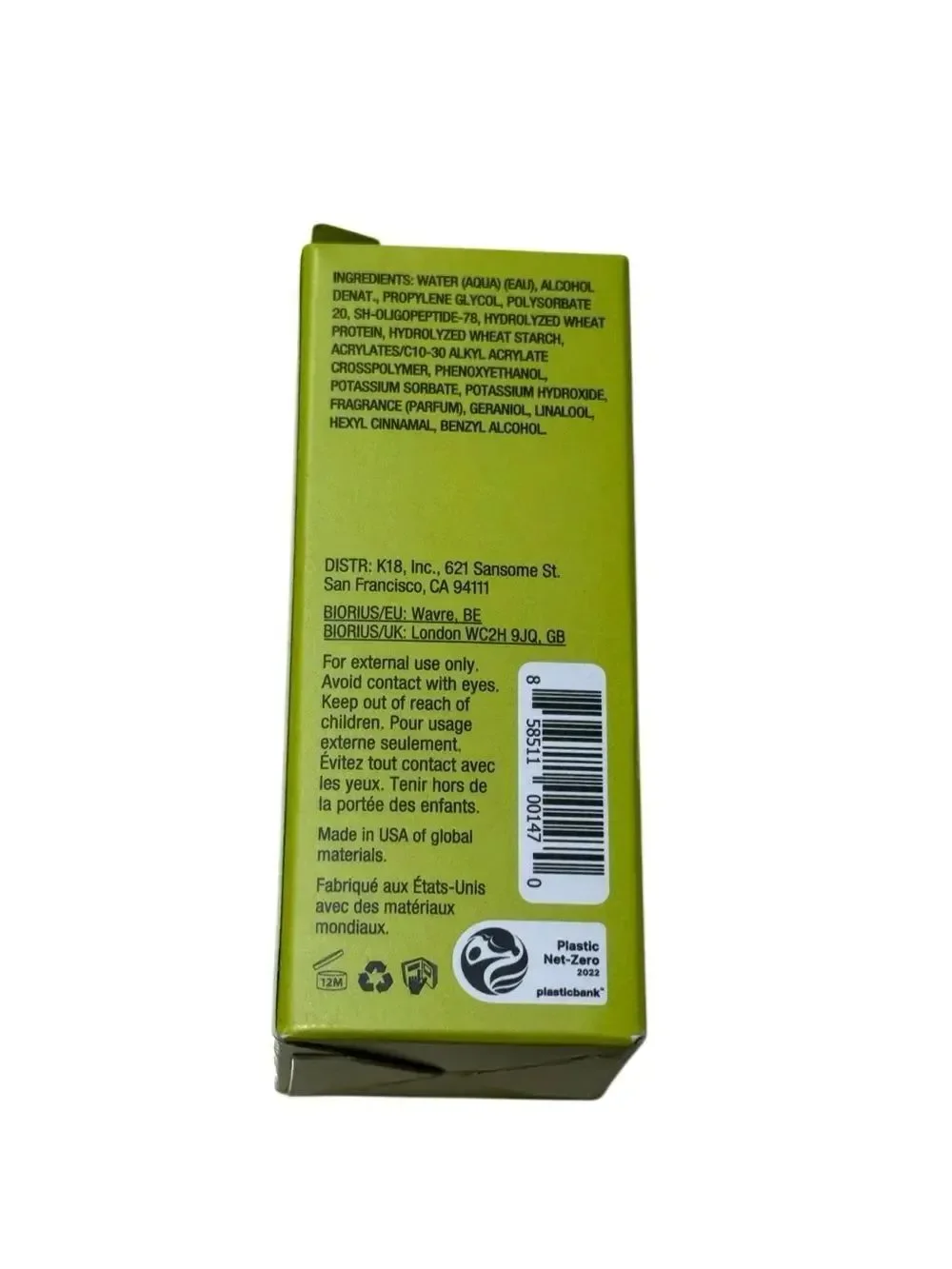 K18 Professional Molecular Repair Hair Mist, Strengthening Restorative Mist